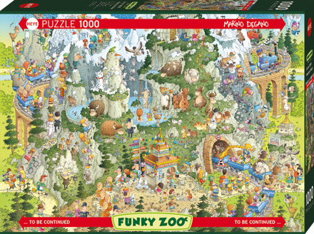 Funky Zoo - Himalayam Habitat Puzzel (1000 stukjes)
