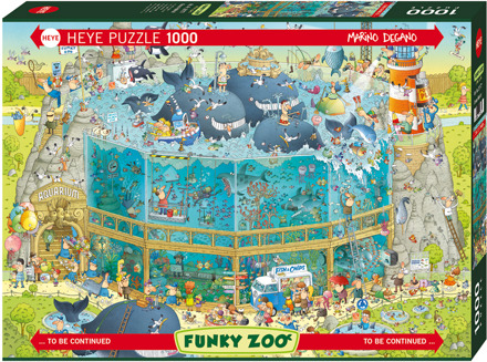 Funky Zoo - Ocean Habitat Puzzel (1000 stukjes)