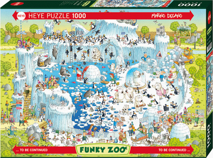 Funky Zoo - Polar Habitat Puzzel (1000 stukjes)