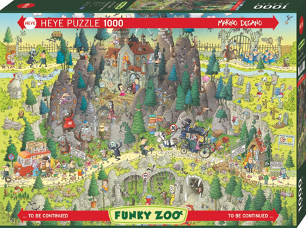 Funky Zoo - Transylvania Habitat Puzzel (1000 stukjes)