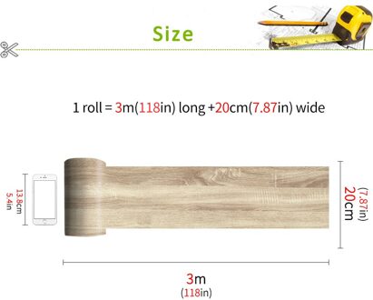 Funlife®Trap Stickers Peel & Stick Olie Proof 18X100Cm Verwijderbare Te Schoon Inspiratie Boek Diybathroom Keuken Stairway 20x300cmx2 1.2m2