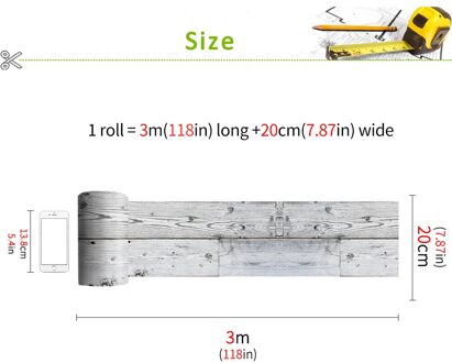 Funlife®Trap Stickers Waterdichte Pvc Diy Keuken Olie Proof Verwijderbare Badkamer Stairway Peel & Stick Te Reinigen Home Decor 20x300cmx3 1.8m2