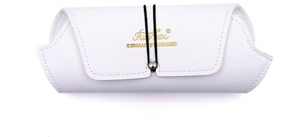 Funmix Make Wimpers Tweezer Tas Lederen Opslag Pincet Case Cosmetische Tool Opbergdoos Voor Tweezer Kits Empty zak wit