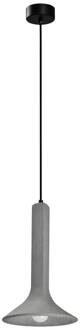 Funnel hanglamp, beton, grijs