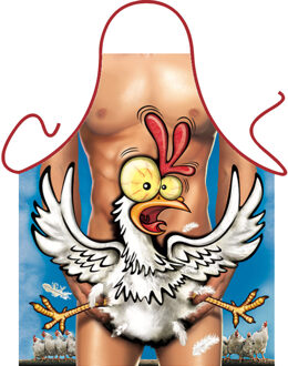 Funny BBQ schorten Haantje de voorste Multi