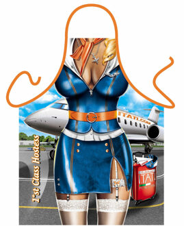 Funny BBQ schorten Stewardess Multi