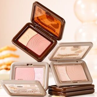 Funny Cheese Soft Mist Powder Blush - 5 Colors #3 Gray Peach - 3g+1.8g