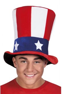 Funny Fashion Amerikaanse vlag hoed voor volwassenen