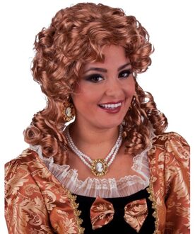 Funny Fashion Barok pruik kasteeldame Blond