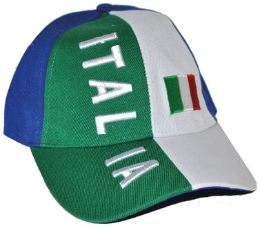 Funny Fashion baseball cap Italie - voor volwassenen - landen/EK/WK - supporters