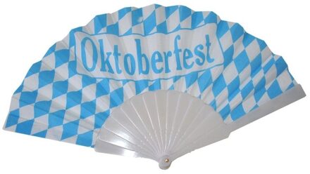 Funny Fashion Beierse waaier Oktoberfest verkleed accessoire Multi