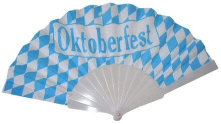 Funny Fashion Beierse waaier Oktoberfest verkleed accessoire