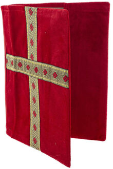 Funny Fashion Boekomslag voor het grote boek van Sinterklaas - Rood - 20 x 27 cm