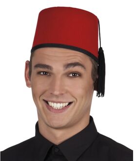 Funny Fashion Carnaval verkleed Fez hoed voor volwassenen