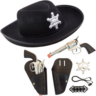 Funny Fashion Cowboy verkleedset voor kinderen met hoed