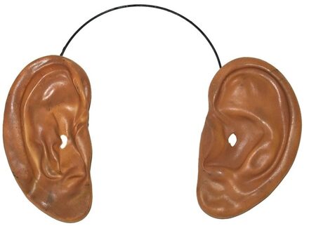 Funny Fashion Diadeem met grote Carnaval verkleed oren Multi