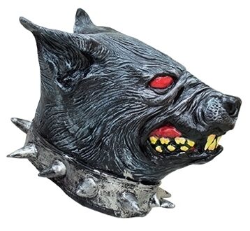 Funny Fashion Dierenmasker hellhond van latex