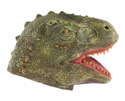 Funny Fashion Dierenmasker/verkleed masker - dinosaurus - latex - volwassenen