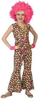 Funny Fashion Disco Jumpsuit Kind Flower - Maat 164