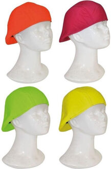 Funny Fashion Feesthoed rapper in neon kleur