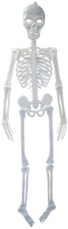 Funny Fashion Glow in the dark skelet  figuur 150 cm - Halloween/horror thema hangdecoratie