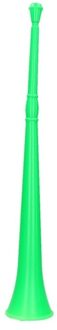 Funny Fashion Groene vuvuzela grote blaastoeter 48 cm - Speelgoedinstrumenten