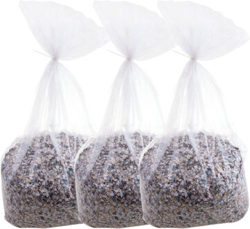 Funny Fashion Grote zak confetti 50 kg gerecyclede kranten - Confetti Multikleur