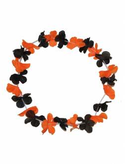 Funny Fashion Halloween bloemen krans - Verkleedkransen Multikleur