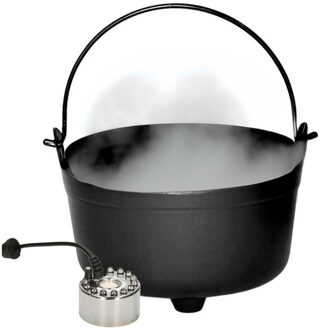 Funny Fashion Halloween Heksenketel/kookpot met mistmaker - versiering/feestdecoratie - Horror