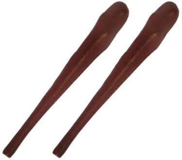 Funny Fashion Holbewoner wapens - 4x stuks - grote plastic knuppel/knots - 50 cm - kunststof - oertijd