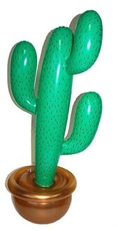 Funny Fashion Mexicaanse Cactus plant opblaasbaar - 90 cm - Tropische Hawaii feestartikelen/versiering Multi