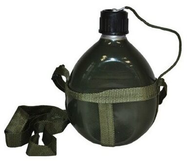 Funny Fashion Militairen fles - Verkleedattribuut