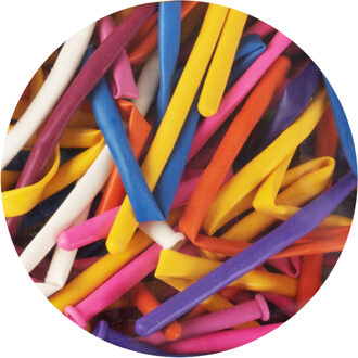 Funny Fashion Modelleer ballonnen - zak van 100x stuks - latex - rond de 110 cm - figuren maken