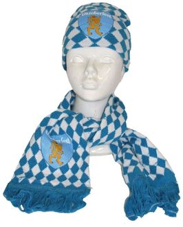 Funny Fashion Oktoberfest verkleed Beieren thema sjaal en muts - Volwassenen