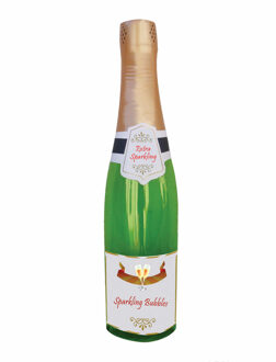 Funny Fashion Opblaasbare champagne fles - Fun/fop/party/oud jaar/Bruiloft - versiering/decoratie - 76 cm