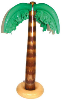 Funny Fashion Opblaasbare kleine palmboom - 90 cm - Tropische Hawaii thema - decoraties/versieringen