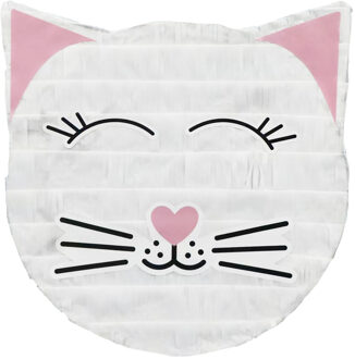 Funny Fashion Pinata van papier - Kat/poes thema - 33 x 34 cm - Feestartikelen verjaardag