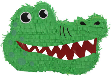 Funny Fashion Pinata van papier Krokodil thema 41 x 27 cm