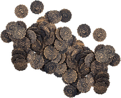 Funny Fashion Piraten munten/geld van kunststof - 100x oude munten - Verkleed speelgoed