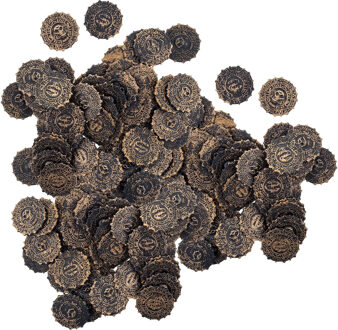 Funny Fashion Piraten munten/geld van kunststof - 150x oude munten - Verkleed speelgoed