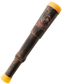 Funny Fashion Piraten verkleed speelgoed telescoop van 20 cm Bruin