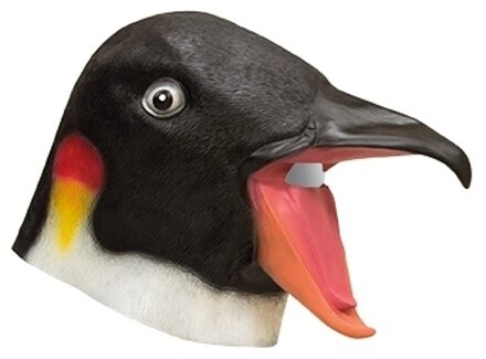 Funny Fashion Roofvogel pinguin masker van rubber