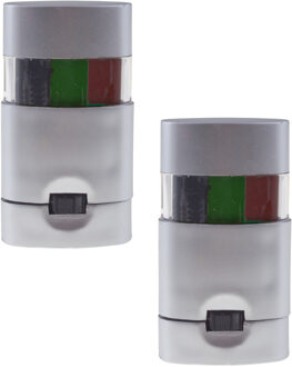 Funny Fashion Schmink stift in camouflage kleuren - 2x - Soldaten - Leger - Army thema