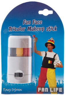 Funny Fashion Schmink stift in landen vlag kleuren - Belgie feest/verkleed thema