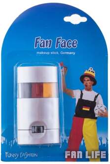Funny Fashion Schmink stift in landen vlag kleuren - Duitsland feest/verkleed thema - Schmink