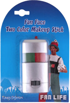 Funny Fashion Schmink stift in landen vlag kleuren - Portugal feest/verkleed thema - Schmink