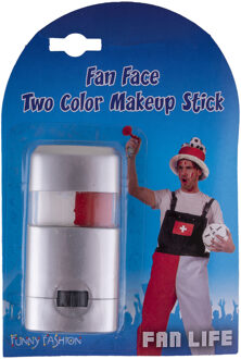 Funny Fashion Schmink stift - landen vlag kleuren - Zwitserland - feest/verkleed thema