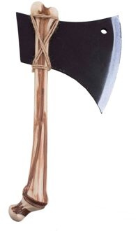 Funny Fashion Speelgoed wapen - bijl - 37 cm - kunststof - verkleedaccessoires Multi