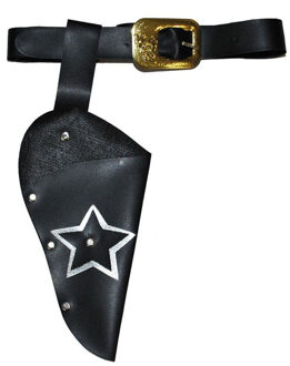 Funny Fashion Verkleed speelgoed cowboys holster voor een revolver/pistool voor kinderen - Verkleedattributen