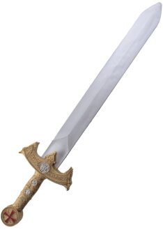 Funny Fashion Verkleed speelgoed Middeleeuws/ridder zwaard 57 cm